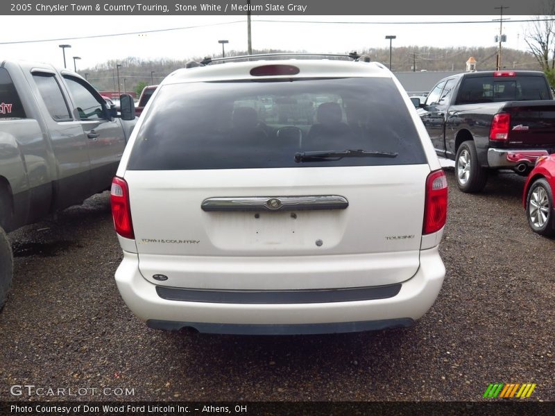 Stone White / Medium Slate Gray 2005 Chrysler Town & Country Touring