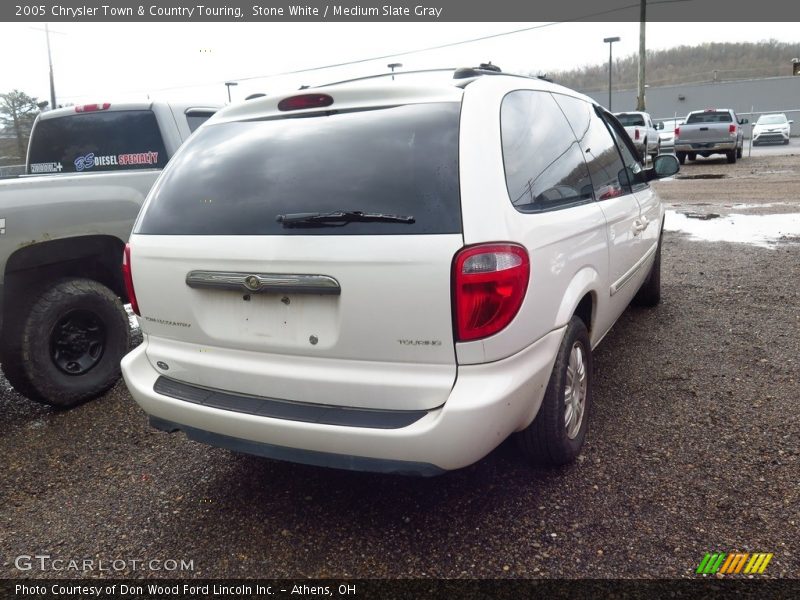 Stone White / Medium Slate Gray 2005 Chrysler Town & Country Touring