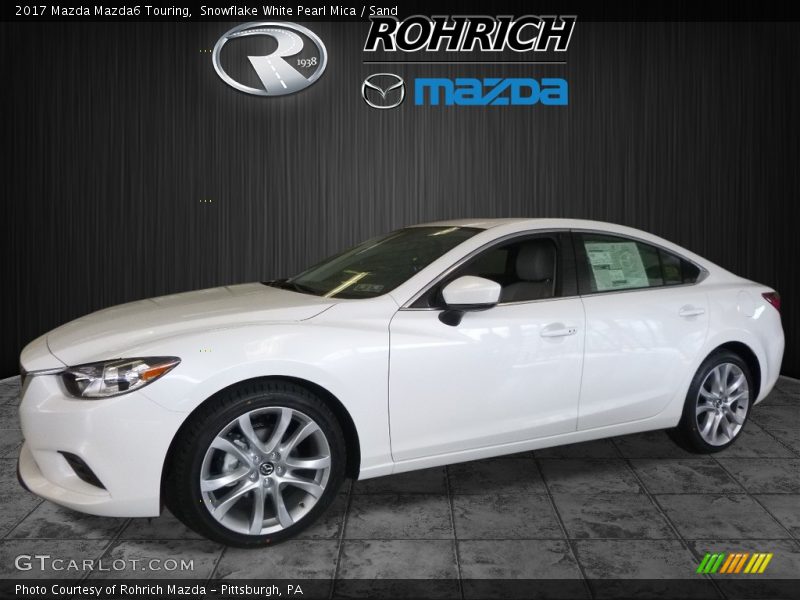 Snowflake White Pearl Mica / Sand 2017 Mazda Mazda6 Touring