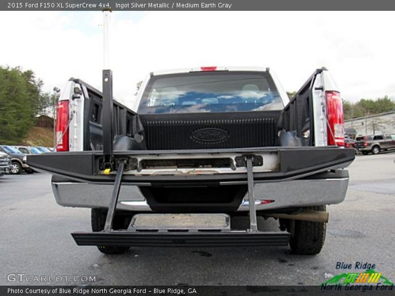 Ingot Silver Metallic / Medium Earth Gray 2015 Ford F150 XL SuperCrew 4x4