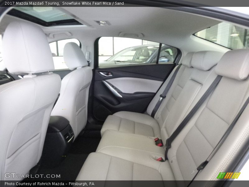 Snowflake White Pearl Mica / Sand 2017 Mazda Mazda6 Touring