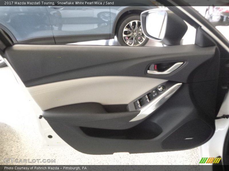 Snowflake White Pearl Mica / Sand 2017 Mazda Mazda6 Touring