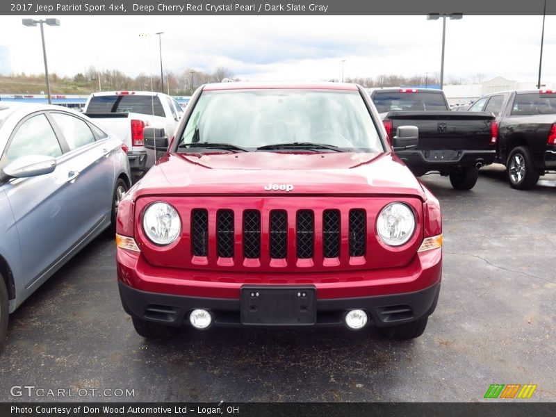 Deep Cherry Red Crystal Pearl / Dark Slate Gray 2017 Jeep Patriot Sport 4x4