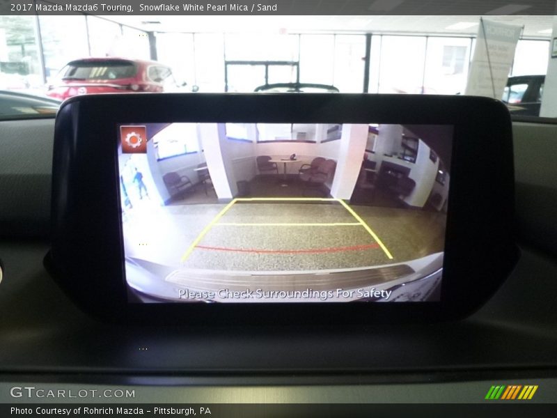 Snowflake White Pearl Mica / Sand 2017 Mazda Mazda6 Touring
