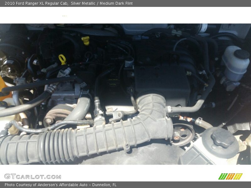 Silver Metallic / Medium Dark Flint 2010 Ford Ranger XL Regular Cab
