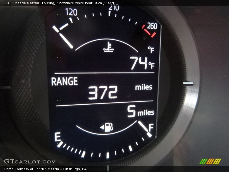 Snowflake White Pearl Mica / Sand 2017 Mazda Mazda6 Touring