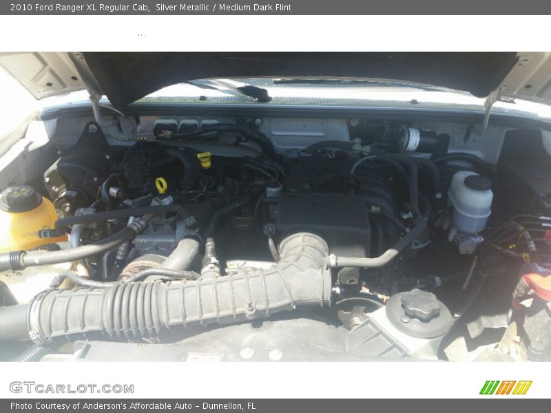 Silver Metallic / Medium Dark Flint 2010 Ford Ranger XL Regular Cab