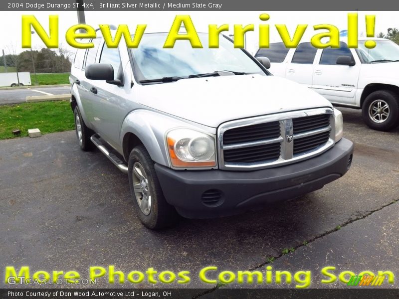 Brilliant Silver Metallic / Medium Slate Gray 2004 Dodge Durango ST 4x4