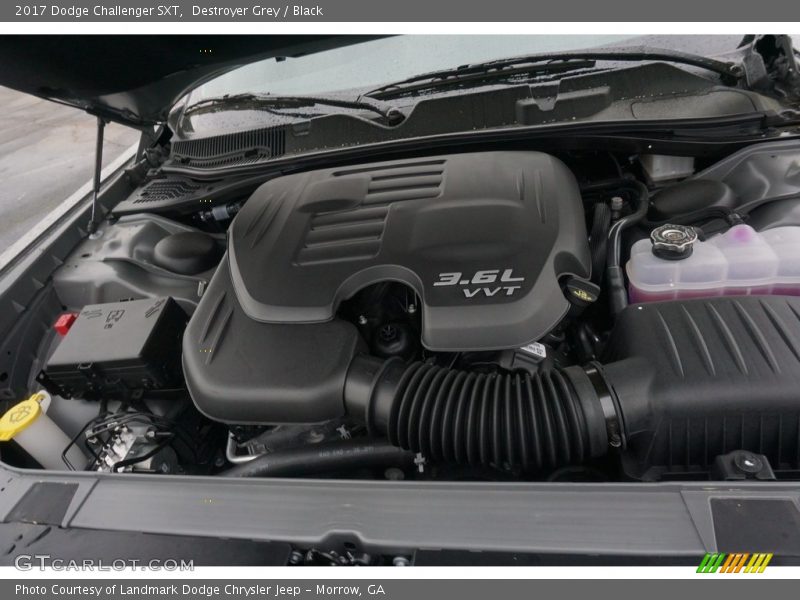 Destroyer Grey / Black 2017 Dodge Challenger SXT