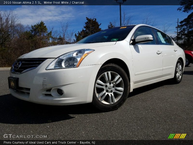 Winter Frost White / Charcoal 2010 Nissan Altima 2.5 SL