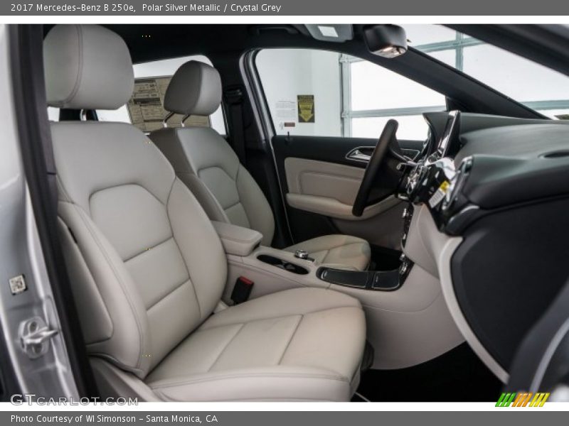  2017 B 250e Crystal Grey Interior