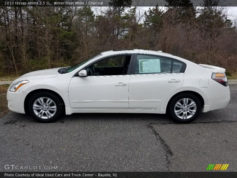 Winter Frost White / Charcoal 2010 Nissan Altima 2.5 SL