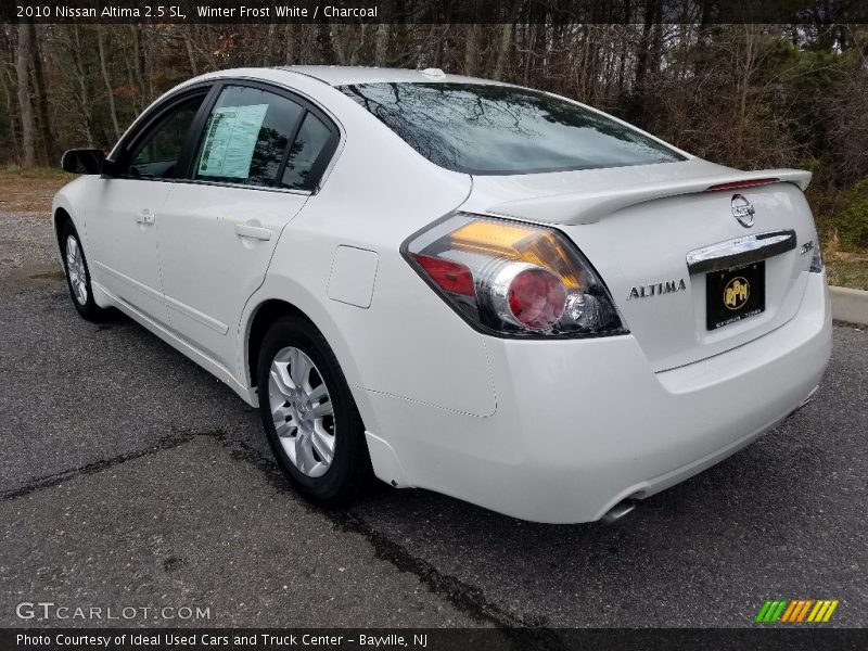 Winter Frost White / Charcoal 2010 Nissan Altima 2.5 SL