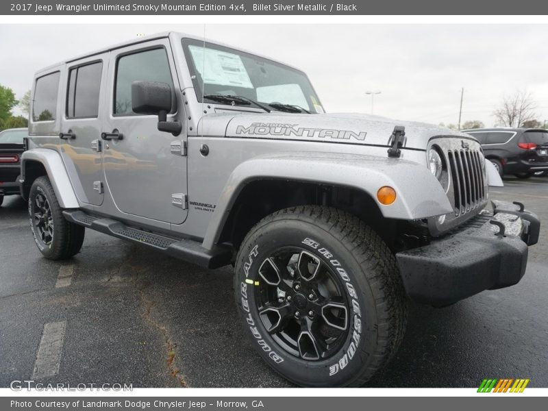 Billet Silver Metallic / Black 2017 Jeep Wrangler Unlimited Smoky Mountain Edition 4x4
