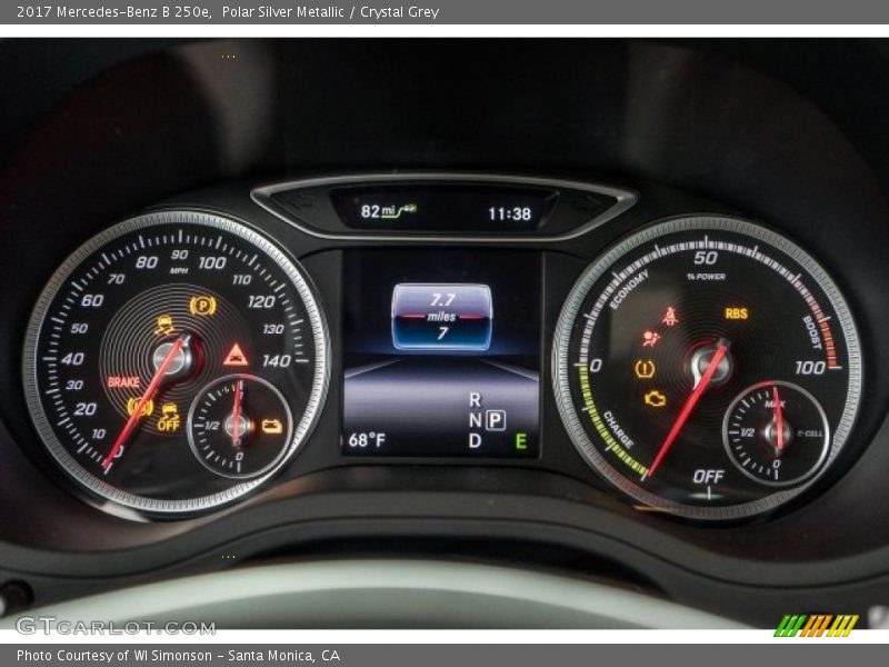  2017 B 250e 250e Gauges