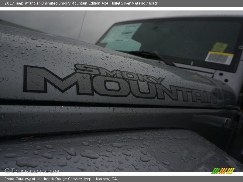 Billet Silver Metallic / Black 2017 Jeep Wrangler Unlimited Smoky Mountain Edition 4x4