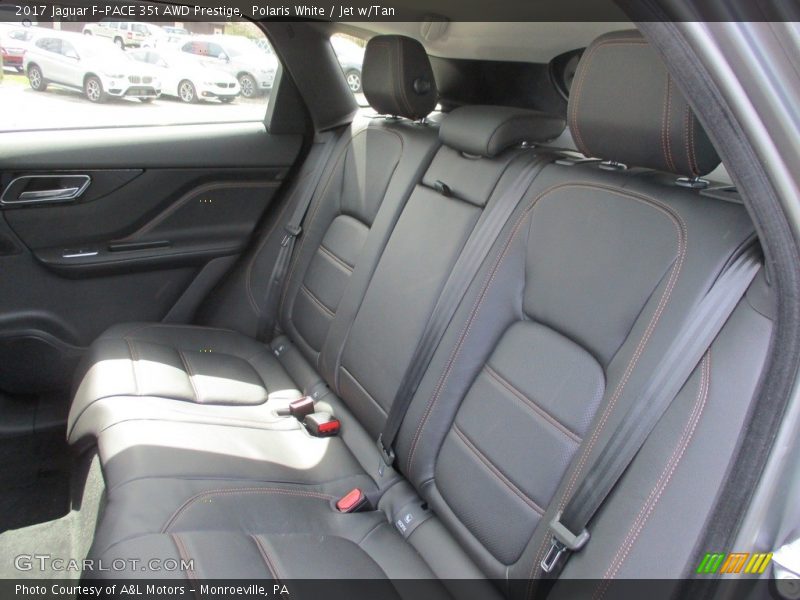 Polaris White / Jet w/Tan 2017 Jaguar F-PACE 35t AWD Prestige