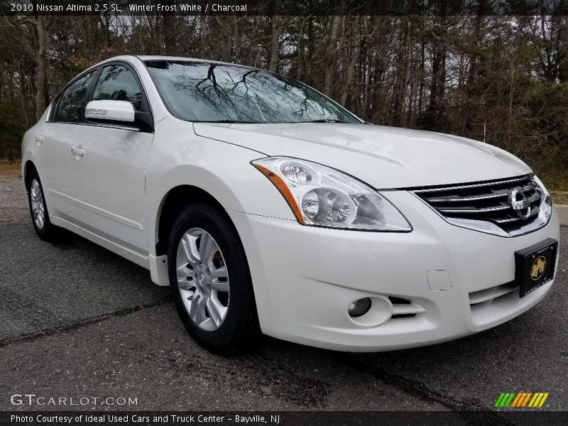 Winter Frost White / Charcoal 2010 Nissan Altima 2.5 SL