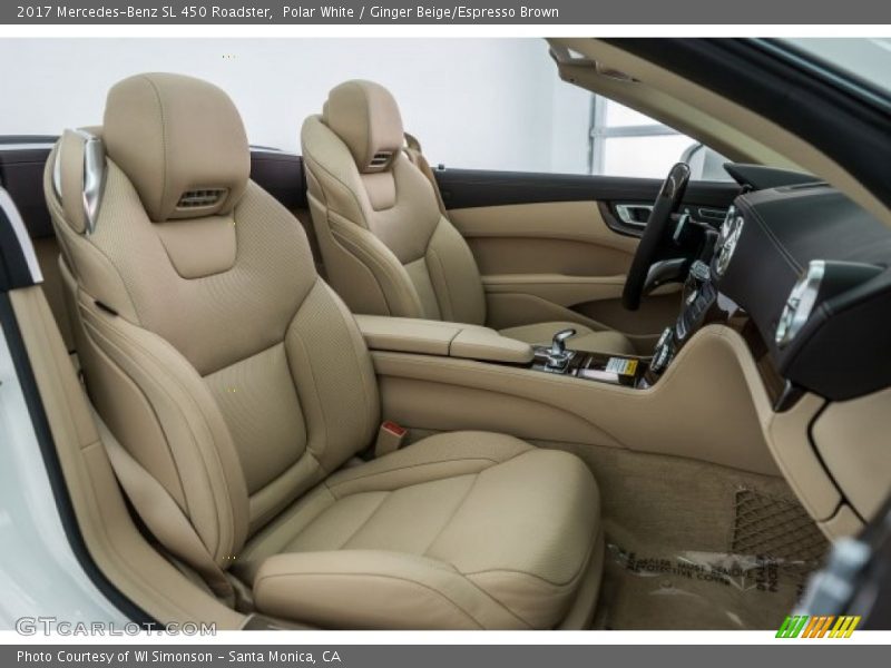  2017 SL 450 Roadster Ginger Beige/Espresso Brown Interior