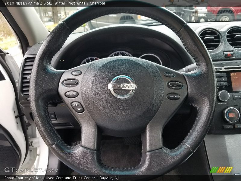 Winter Frost White / Charcoal 2010 Nissan Altima 2.5 SL