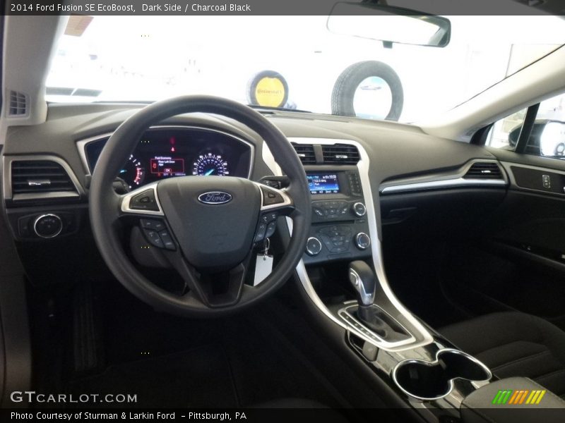 Dark Side / Charcoal Black 2014 Ford Fusion SE EcoBoost