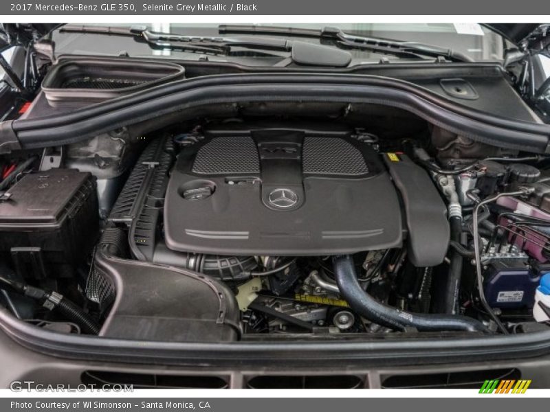 Selenite Grey Metallic / Black 2017 Mercedes-Benz GLE 350