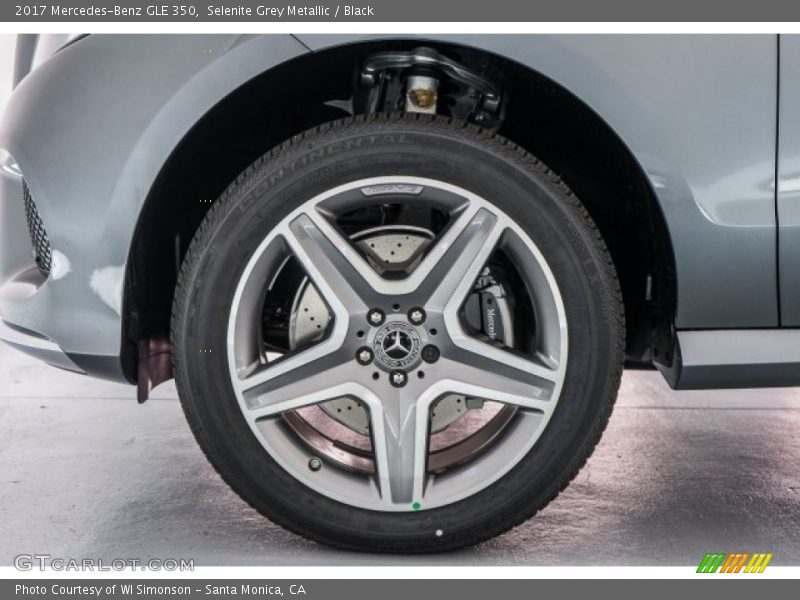 Selenite Grey Metallic / Black 2017 Mercedes-Benz GLE 350