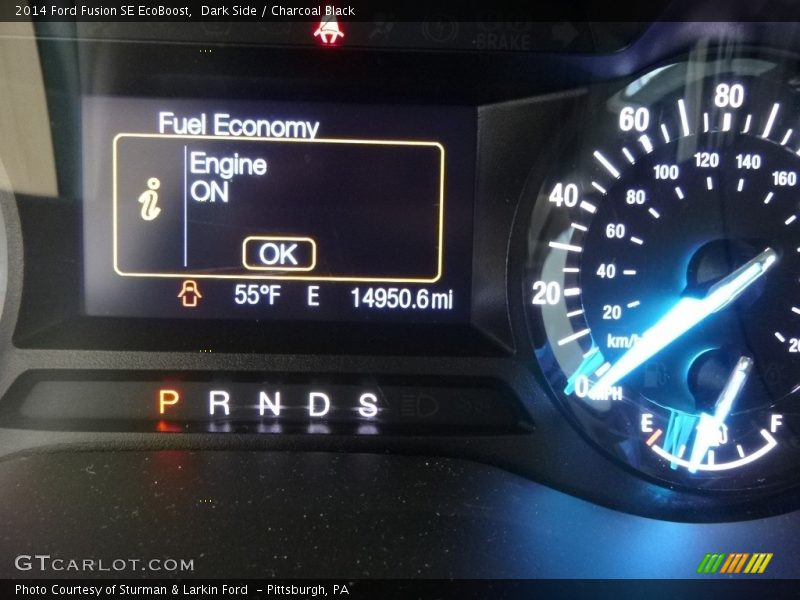 Dark Side / Charcoal Black 2014 Ford Fusion SE EcoBoost