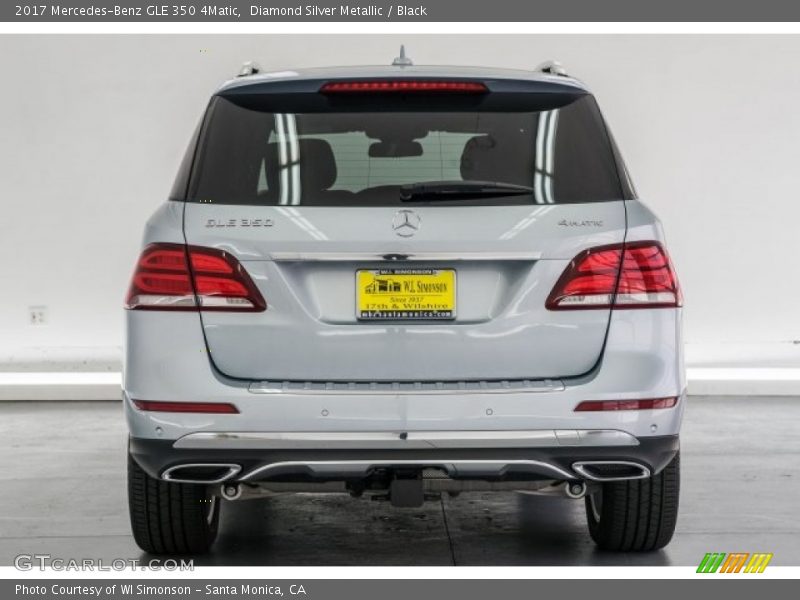 Diamond Silver Metallic / Black 2017 Mercedes-Benz GLE 350 4Matic