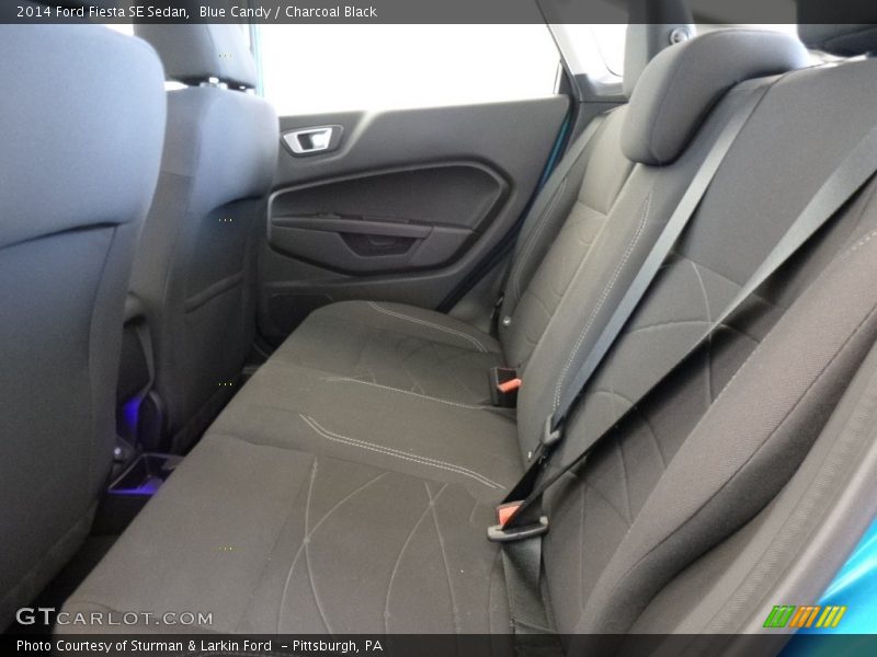 Blue Candy / Charcoal Black 2014 Ford Fiesta SE Sedan
