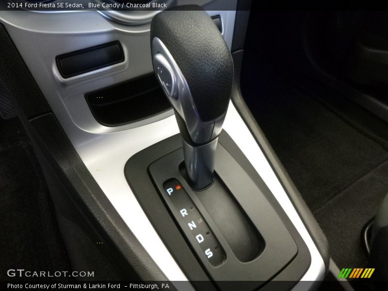Blue Candy / Charcoal Black 2014 Ford Fiesta SE Sedan