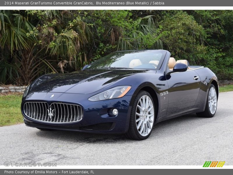  2014 GranTurismo Convertible GranCabrio Blu Mediterraneo (Blue Metallic)