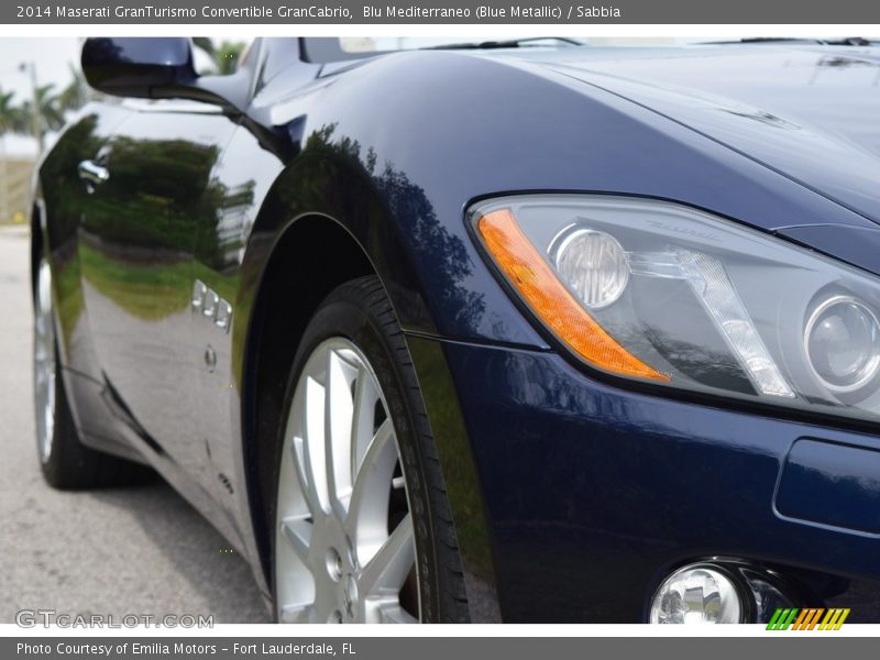 Blu Mediterraneo (Blue Metallic) / Sabbia 2014 Maserati GranTurismo Convertible GranCabrio