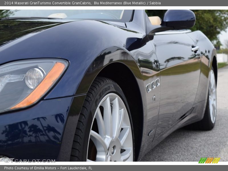 Blu Mediterraneo (Blue Metallic) / Sabbia 2014 Maserati GranTurismo Convertible GranCabrio
