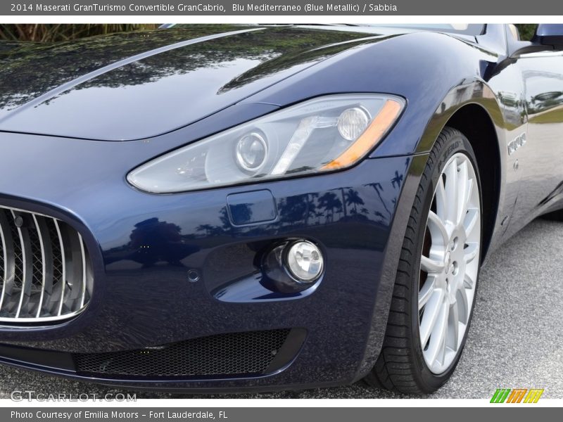 Blu Mediterraneo (Blue Metallic) / Sabbia 2014 Maserati GranTurismo Convertible GranCabrio