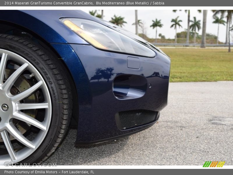 Blu Mediterraneo (Blue Metallic) / Sabbia 2014 Maserati GranTurismo Convertible GranCabrio