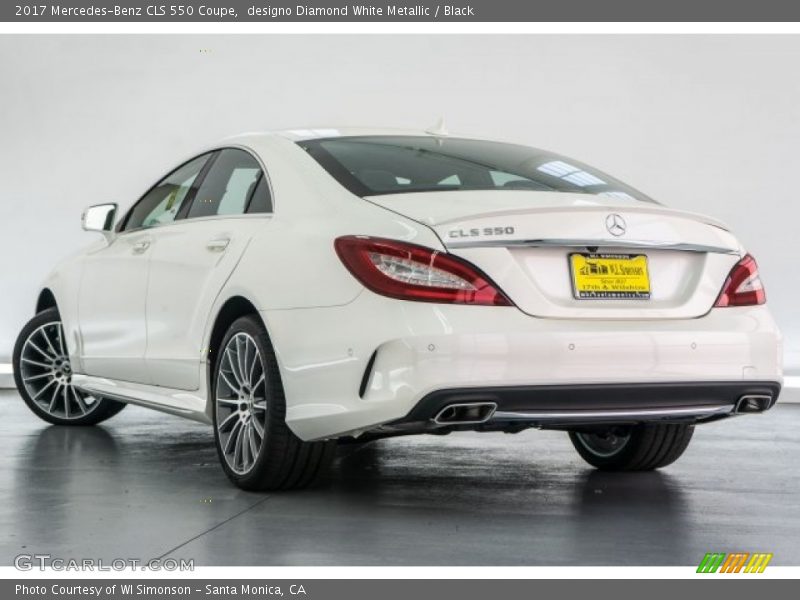 designo Diamond White Metallic / Black 2017 Mercedes-Benz CLS 550 Coupe