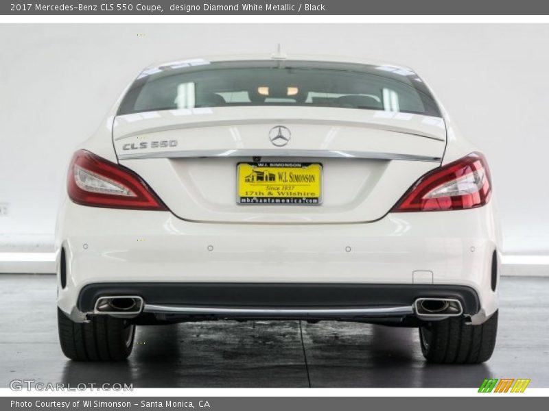 designo Diamond White Metallic / Black 2017 Mercedes-Benz CLS 550 Coupe