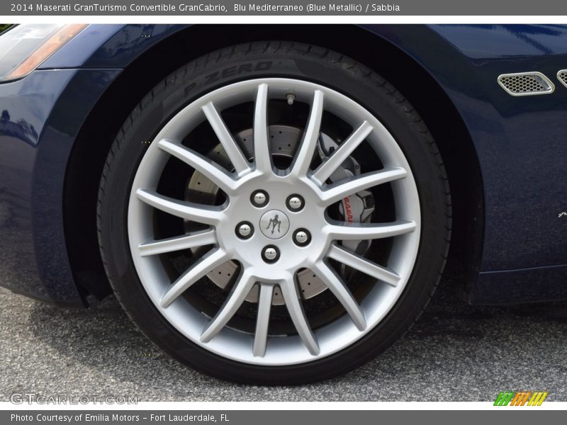 Blu Mediterraneo (Blue Metallic) / Sabbia 2014 Maserati GranTurismo Convertible GranCabrio