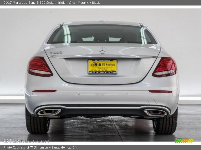 Iridium Silver Metallic / Black 2017 Mercedes-Benz E 300 Sedan