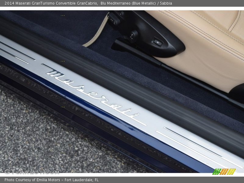 Blu Mediterraneo (Blue Metallic) / Sabbia 2014 Maserati GranTurismo Convertible GranCabrio