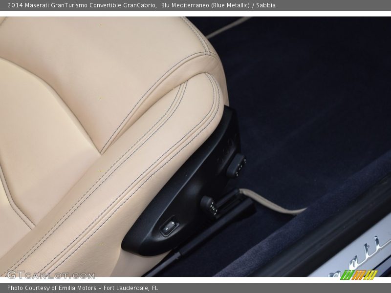 Blu Mediterraneo (Blue Metallic) / Sabbia 2014 Maserati GranTurismo Convertible GranCabrio