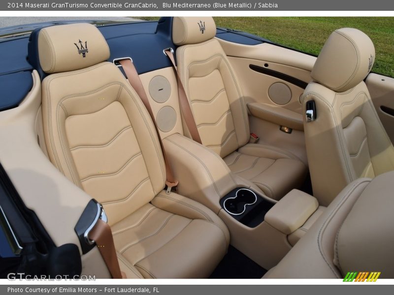 Rear Seat of 2014 GranTurismo Convertible GranCabrio
