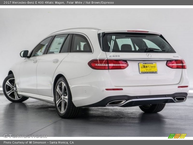 Polar White / Nut Brown/Espresso 2017 Mercedes-Benz E 400 4Matic Wagon