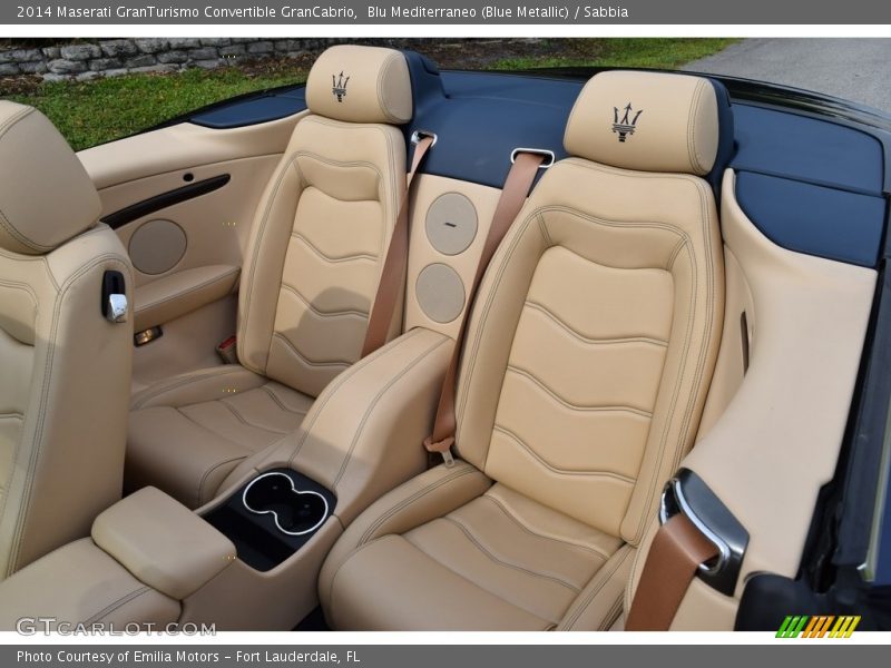 Rear Seat of 2014 GranTurismo Convertible GranCabrio