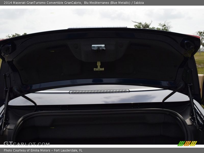 Blu Mediterraneo (Blue Metallic) / Sabbia 2014 Maserati GranTurismo Convertible GranCabrio
