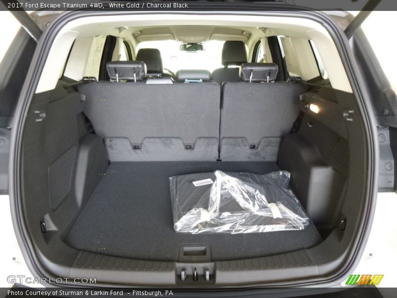 White Gold / Charcoal Black 2017 Ford Escape Titanium 4WD
