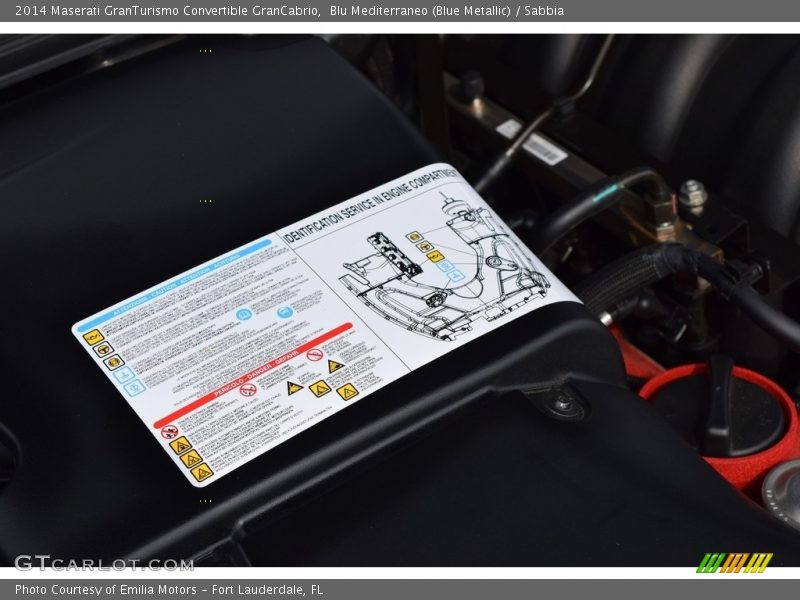 Blu Mediterraneo (Blue Metallic) / Sabbia 2014 Maserati GranTurismo Convertible GranCabrio