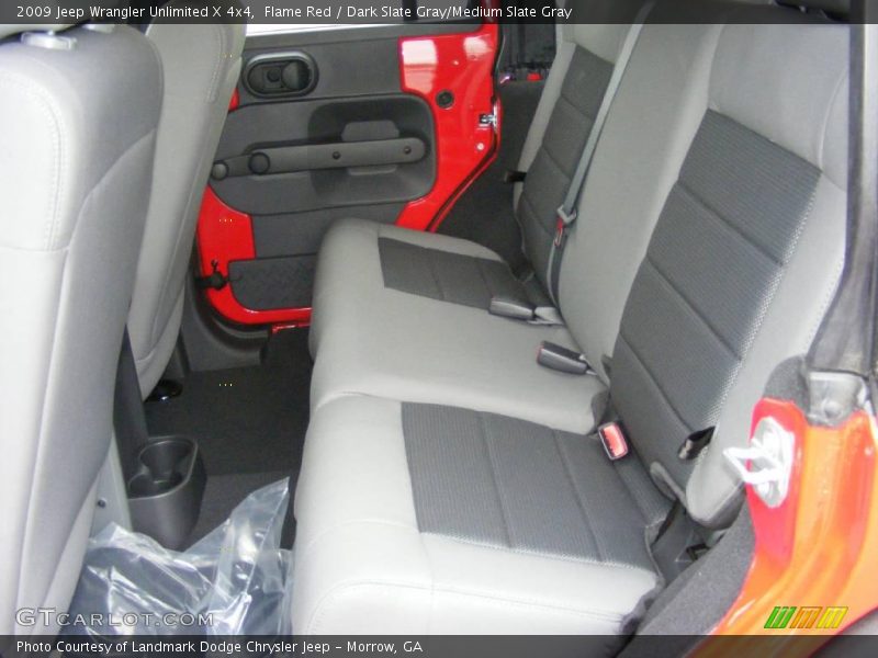 Flame Red / Dark Slate Gray/Medium Slate Gray 2009 Jeep Wrangler Unlimited X 4x4