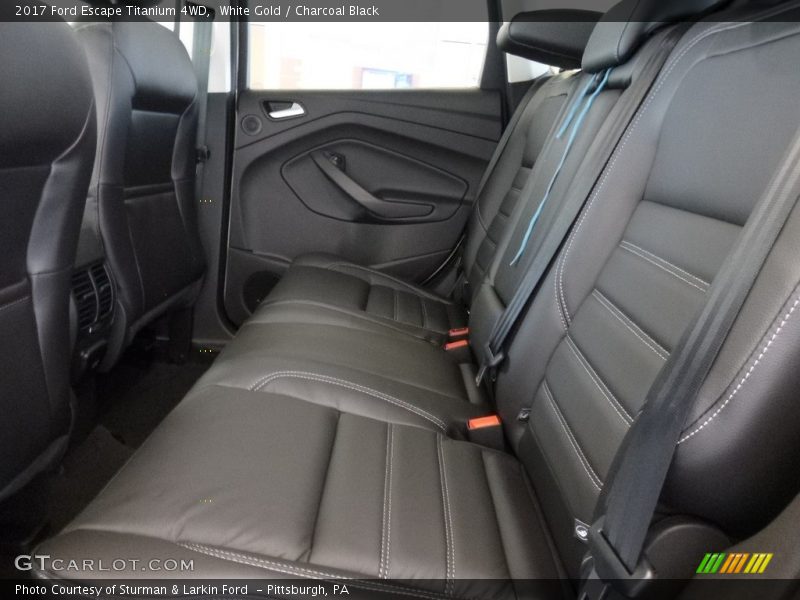 White Gold / Charcoal Black 2017 Ford Escape Titanium 4WD
